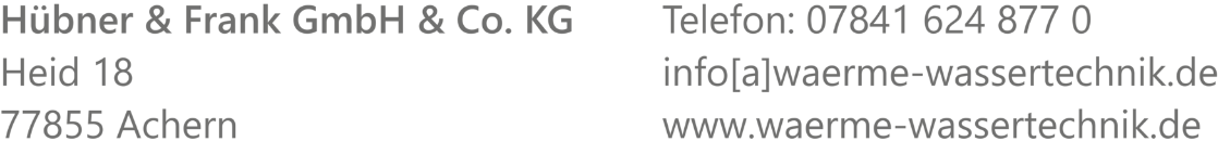 Hbner + Frank - Kontakt